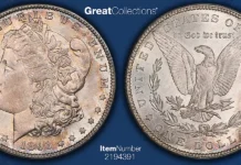 1893-S Morgan Dollar Realizes $1,181,250 at GreatCollections
