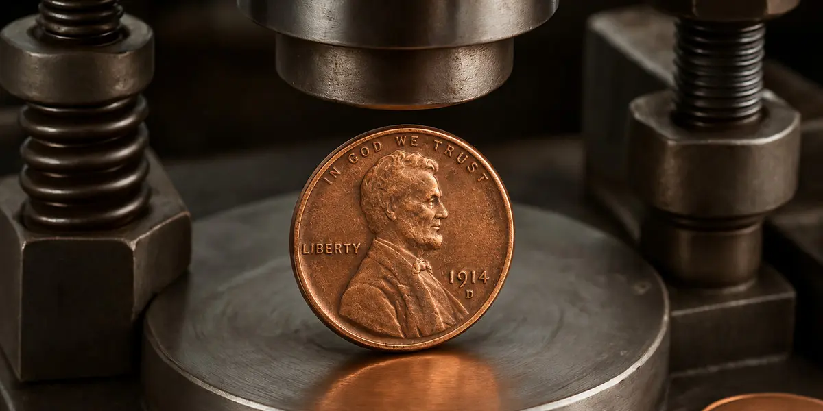 1914-D Lincoln Cent illustration