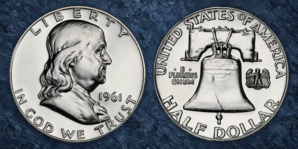 1961 Franklin Half Dollar. FS-801. Doubled Die Reverse. Proof-68 (PCGS). CAC.