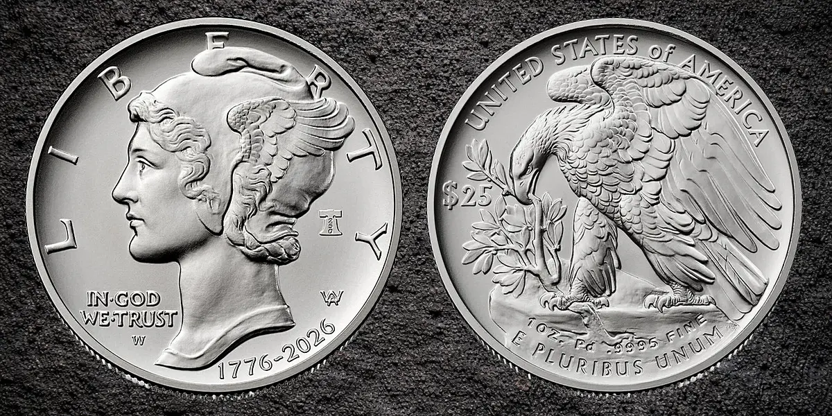 American Eagle 2026 One Ounce Palladium Uncirculated Coin