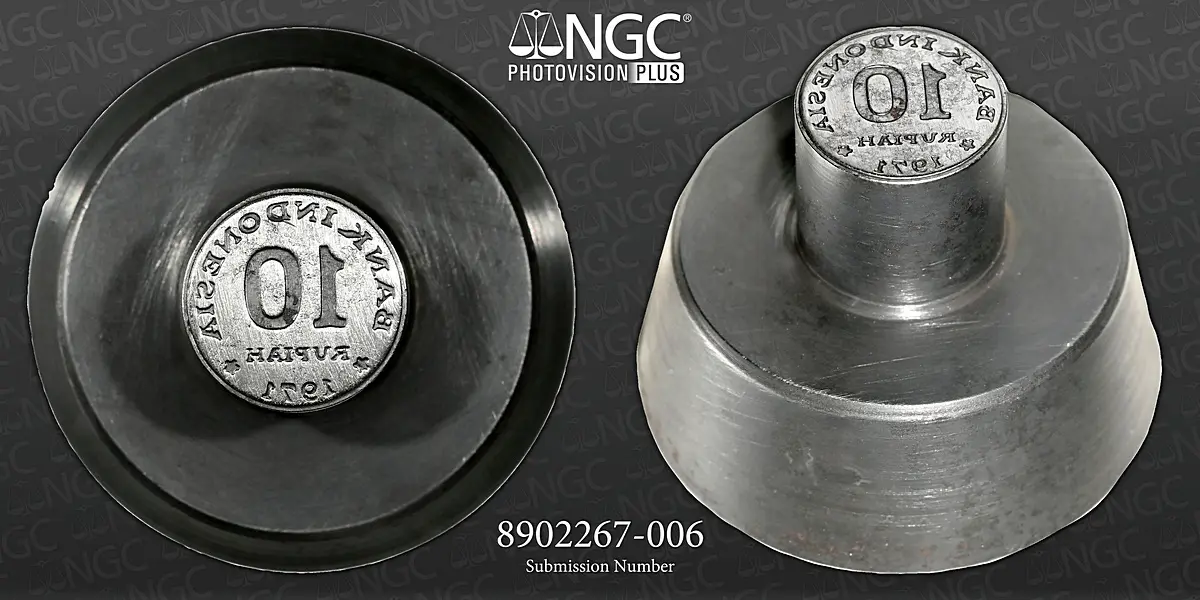 Indonesia 1971 10 Rupiah Obverse Die