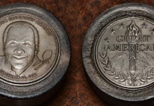 The Sidney Poitier Obverse and Reverse Hubs for the Costco Scholorship Breakfast on September 20, 2001