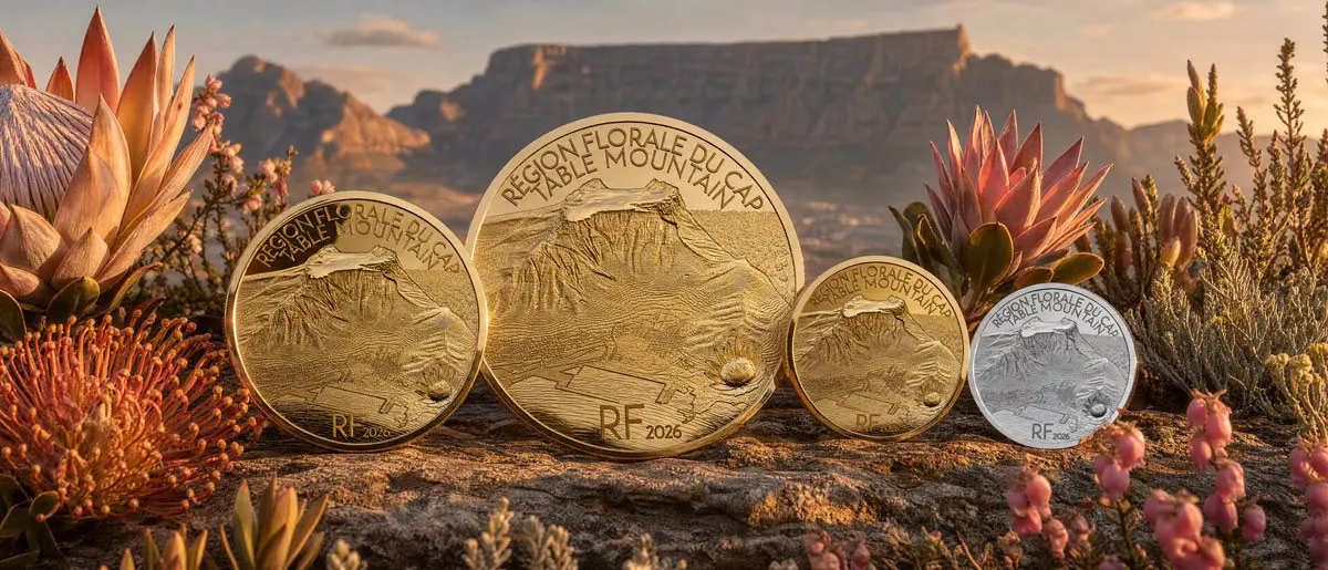 Only 10 Exist: Monnaie de Paris Strikes Table Mountain in 10 Ounces of Gold