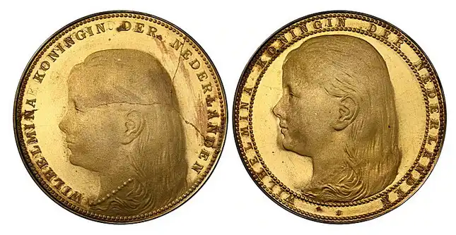 Gold Pattern or Trial Strike Rijksdaaler of 2-1/2 Guldens