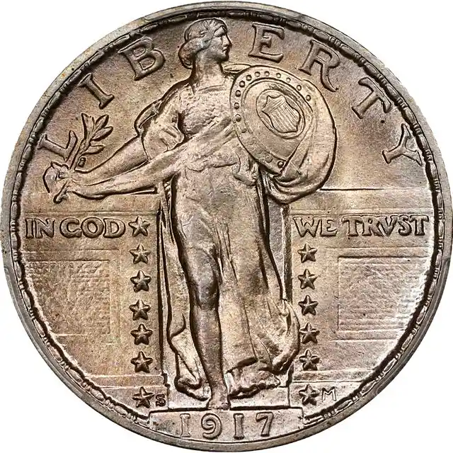 1917-S Standing Liberty Quarter. Type II. MS-67 FH (PCGS).