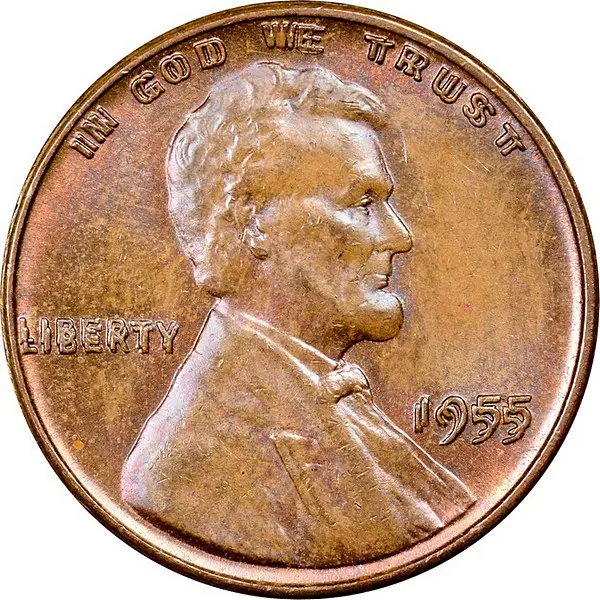 NGC Image of 1955 DDO Lincol Cent