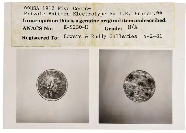 1981 ANACS Photo Photo Certificate No. E-9230-H