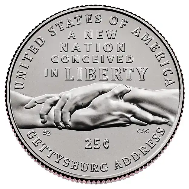 2026 Gettysburg Address Quarter Reverse