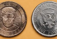 Check Your Mint Bags! Three Trump Dollar Missing-Clad-Layer Errors Now Reported The Patrick Dolan example of the Trump Dollar Error. The second reported find.