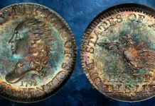 1792 Half Disme Shatters Record at $2.93 Million as Heritage Auctions Top $19 Million