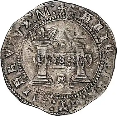 Mexico City, 3 reales, Charles-Joanna, "Early Series," assayer Gothic R (Rincón)
